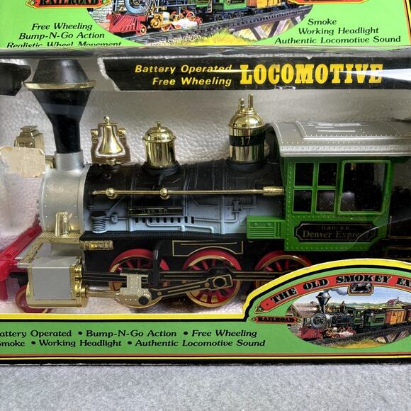 The Old Smokey Express Toy Train Locomotive Sealed Box - Picture 2 of 7